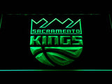 Sacramento Kings 2 LED Neon Sign USB - Green - TheLedHeroes