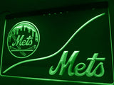 New York Mets (4) LED Neon Sign USB - Green - TheLedHeroes