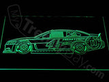 Kevin Harvick LED Neon Sign Electrical - Green - TheLedHeroes