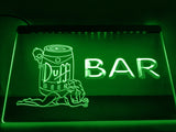 FREE Duff Bar (2) LED Sign - Green - TheLedHeroes