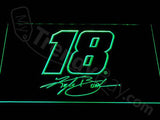 Kyle Busch LED Neon Sign USB - Green - TheLedHeroes