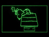 FREE Snoopy House LED Sign - Green - TheLedHeroes