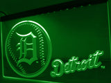 FREE Detroit Tigers Baseball LED Sign - Green - TheLedHeroes