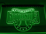 Washington Nationals (3) LED Neon Sign USB - Green - TheLedHeroes