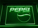 Pepsi Cola Logo Drink Decor LED Neon Sign USB - Green - TheLedHeroes