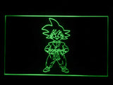 FREE Dragon Ball Z GT Super Saiya Son Goku LED Sign - Green - TheLedHeroes