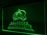 Colorado Avalanche LED Neon Sign Electrical - Green - TheLedHeroes