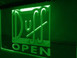 Duff Open LED Neon Sign Electrical - Green - TheLedHeroes