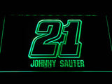 Johnny Sauter LED Neon Sign USB - Green - TheLedHeroes