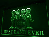 The Beatles Best Band Ever (3) LED Neon Sign USB - Green - TheLedHeroes