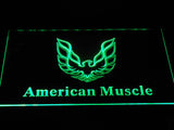 American Muscle Cars 2 LED Sign - Green - TheLedHeroes
