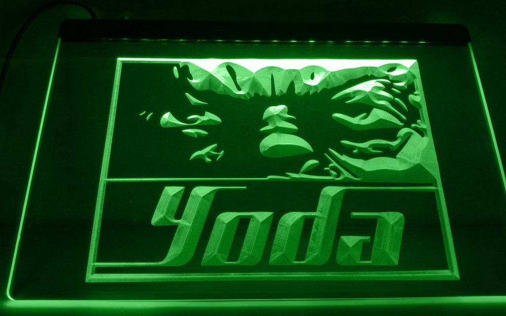 Star Wars Yoda LED Neon Sign Electrical - Green - TheLedHeroes