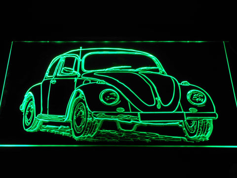 Volkswagen Beetle LED Sign - Green - TheLedHeroes
