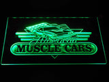 American Muscle Cars LED Sign - White - TheLedHeroes