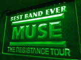 FREE Muse Best Band Ever LED Sign - Green - TheLedHeroes