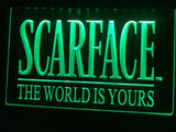 FREE Scarface The World is Yours LED Sign - Green - TheLedHeroes