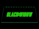 Black Widow LED Neon Sign USB - Green - TheLedHeroes