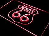 Route 66 Mother Road LED Sign - Red - TheLedHeroes