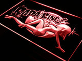 Bada Bing Sexy Nude Girl LED Sign - Red - TheLedHeroes