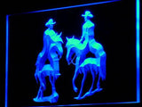 Western Cowboy LED Neon Sign Electrical - Blue - TheLedHeroes