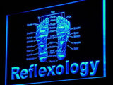 Reflexology Foot Massage LED Neon Sign Electrical - Blue - TheLedHeroes