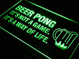 Beer Pong A Way of Life LED Neon Sign Electrical - Green - TheLedHeroes