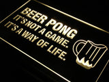 Beer Pong A Way of Life LED Neon Sign Electrical - Yellow - TheLedHeroes