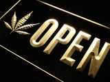 Open Marijuana LED Sign - Multicolor - TheLedHeroes