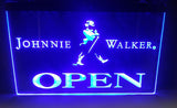 FREE Johnnie Walker Open LED Sign - Blue - TheLedHeroes