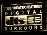 DTS - Digital Surround LED Neon Sign USB - Yellow - TheLedHeroes