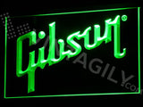 Gibson LED Sign - Green - TheLedHeroes