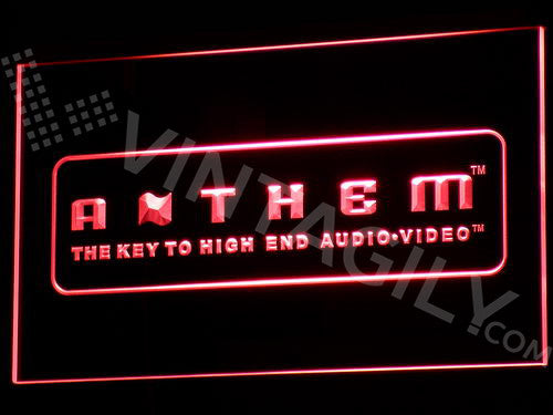 FREE Anthem LED Sign - Red - TheLedHeroes