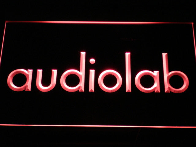 FREE Audiolab LED Sign - Red - TheLedHeroes