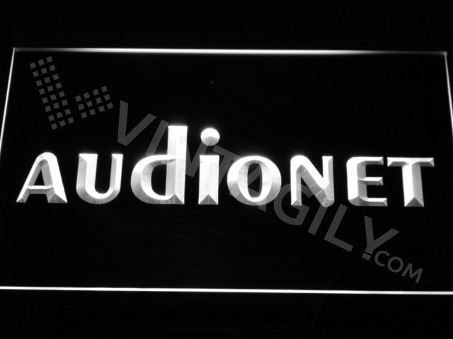 FREE Audionet LED Sign - White - TheLedHeroes