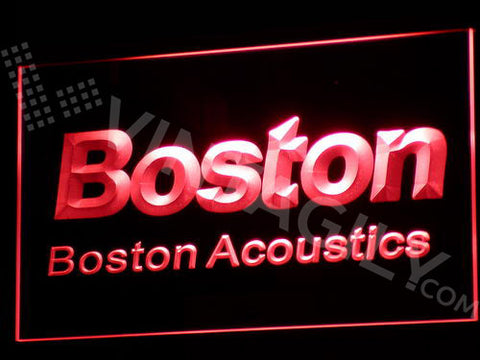 FREE Boston Acoustics LED Sign - Red - TheLedHeroes