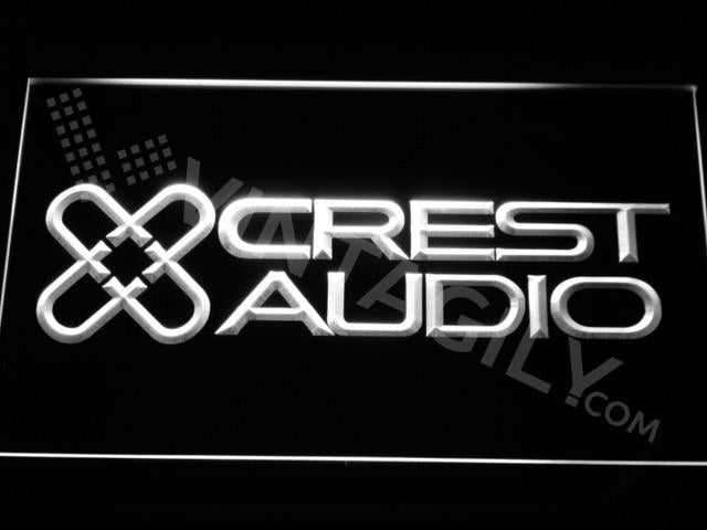 Crest Audio LED Neon Sign Electrical - White - TheLedHeroes