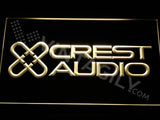 FREE Crest Audio LED Sign - Yellow - TheLedHeroes