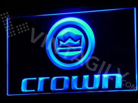 FREE Crown LED Sign - Blue - TheLedHeroes