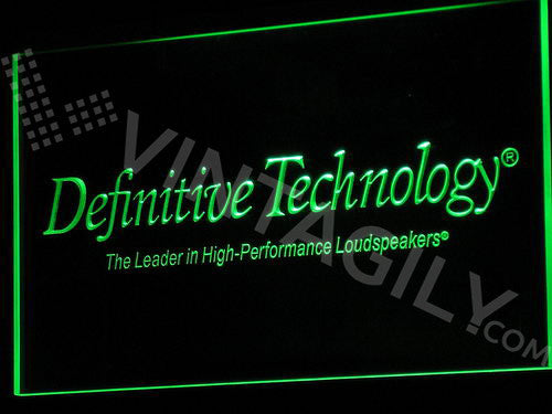 Definitive Technology LED Sign - Green - TheLedHeroes