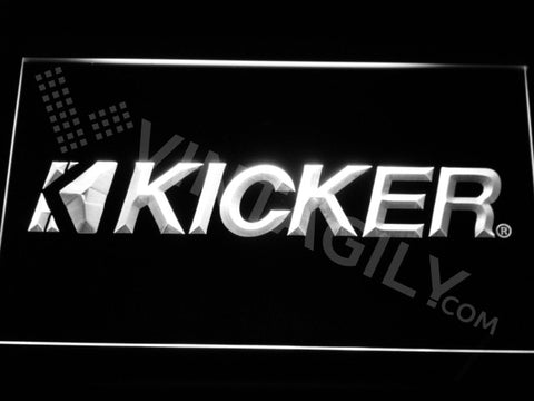 FREE Kicker LED Sign - White - TheLedHeroes