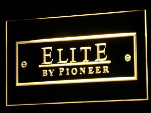 Elite by Pioneer LED Neon Sign USB - Yellow - TheLedHeroes