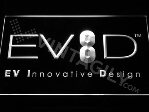 FREE EV Innovative Design LED Sign - White - TheLedHeroes