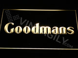 Goodmans LED Sign - Yellow - TheLedHeroes