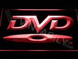 DVD Disc LED Neon Sign Electrical - Red - TheLedHeroes