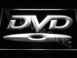 DVD Disc LED Neon Sign Electrical - White - TheLedHeroes