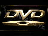 DVD Disc LED Neon Sign Electrical - Yellow - TheLedHeroes
