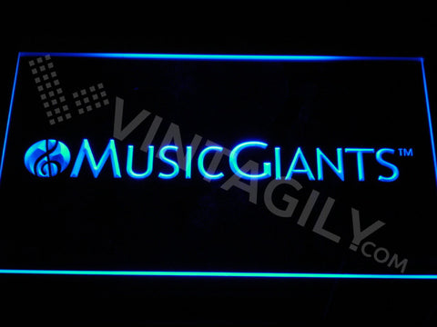 FREE Music Giants LED Sign - Blue - TheLedHeroes