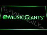 FREE Music Giants LED Sign - Green - TheLedHeroes