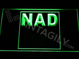 NAD LED Neon Sign USB - Green - TheLedHeroes