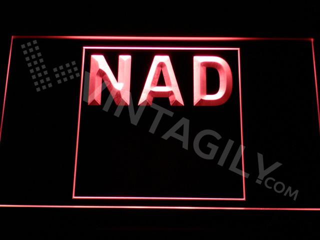 NAD LED Neon Sign USB - Red - TheLedHeroes